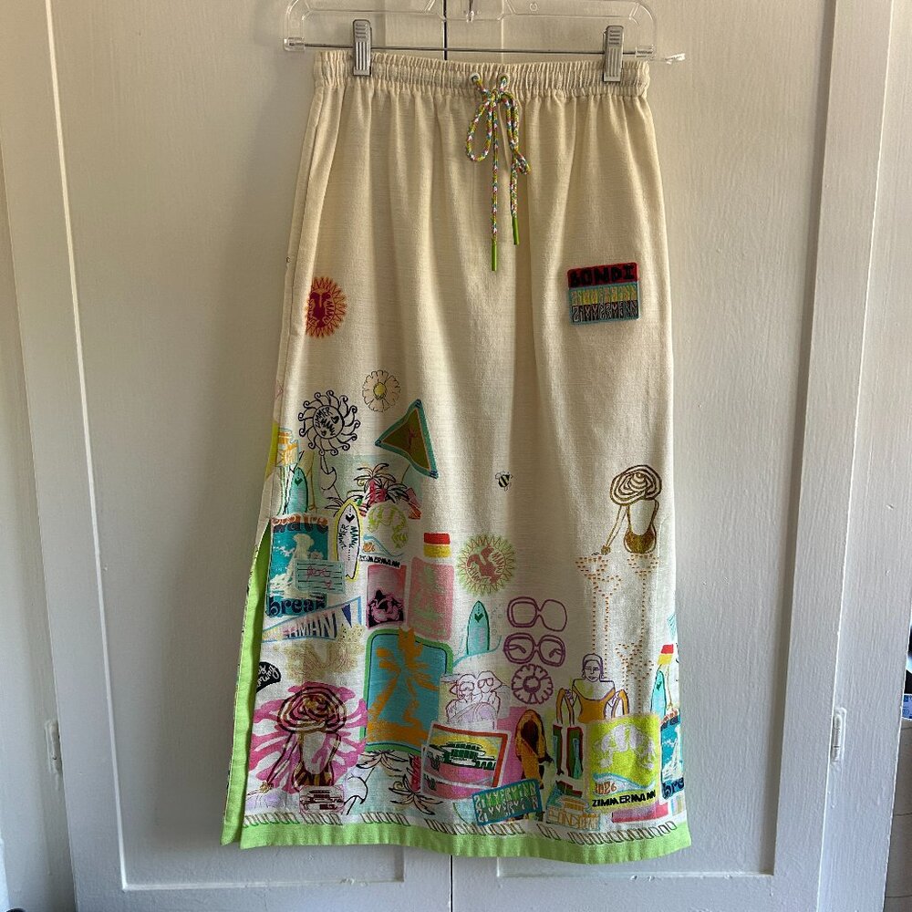 Zimmermann "Tiggy" Drawstring Skirt (0)